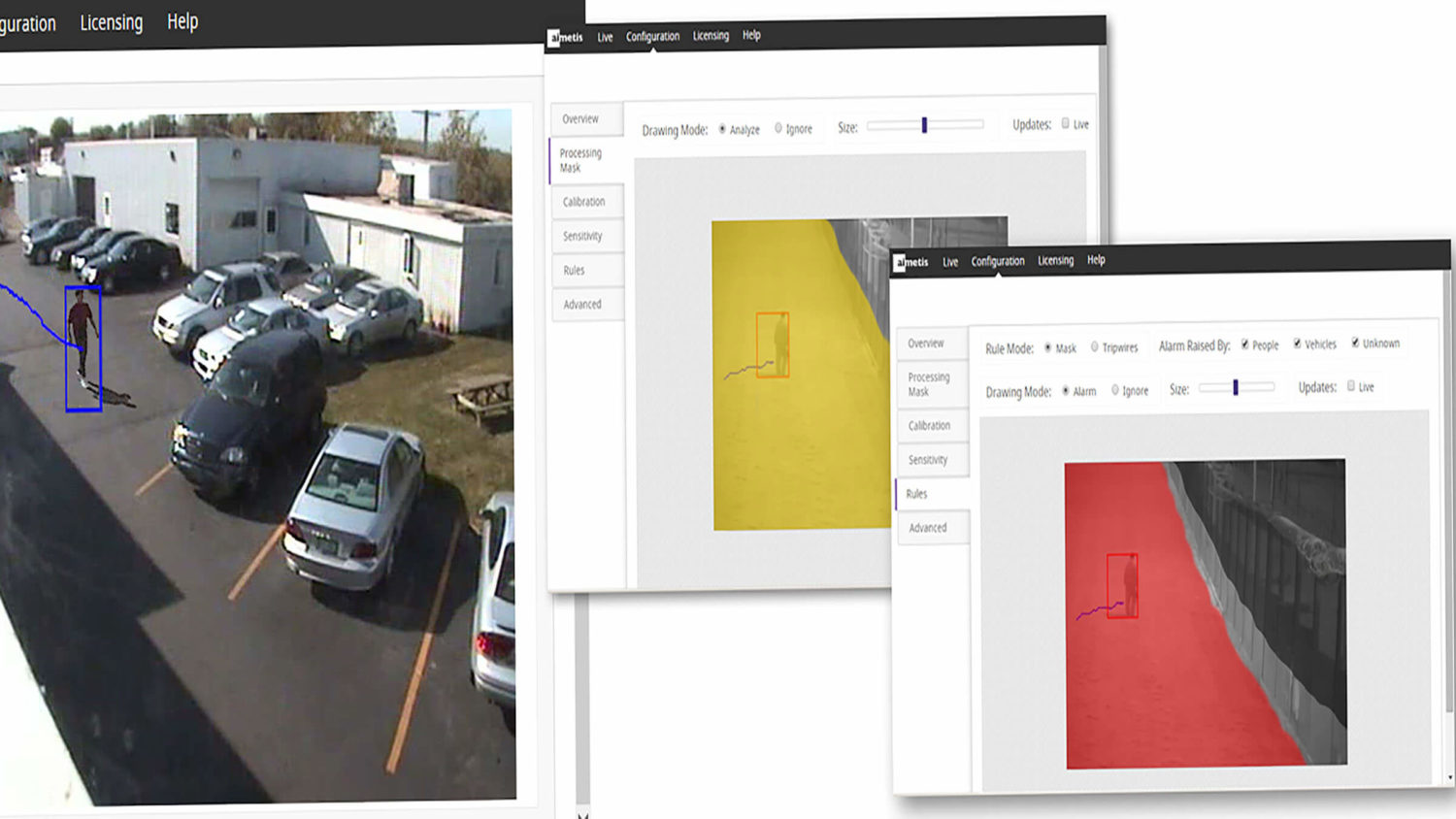 Alarm Zones VS Virtual Fences Senstar