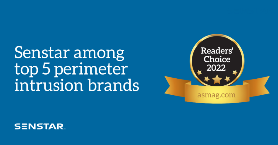 Senstar is among the top five perimeter intrusion brands